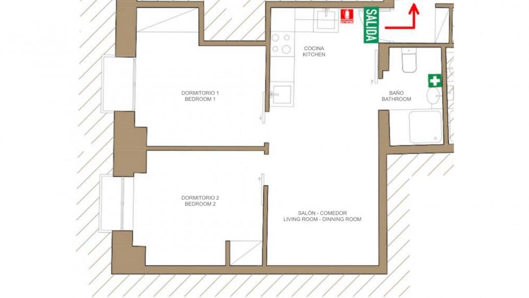 Comfy And Centric- 2Bd 1Bth- Espoz Y Mina Apartment Madrid Exterior photo
